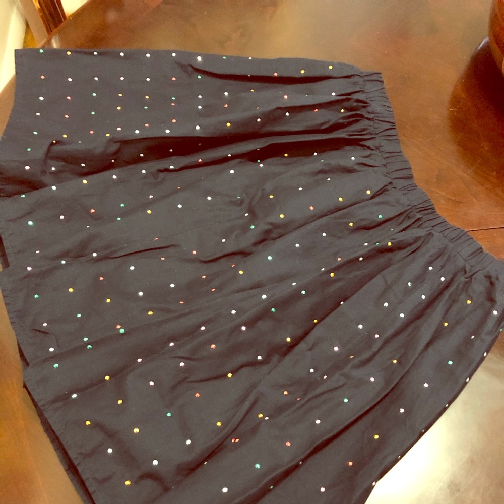 Navy Blue 100% Cotton KIDS Skirt